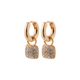 PILGRIM CINDY crystal hoop earrings