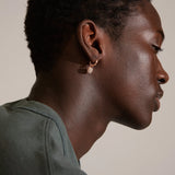 PILGRIM CINDY crystal hoop earrings