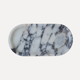 The Collins Oval Tray| Calacatta Viola