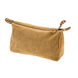 Camel Velvet Pouch