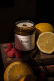 Raspberry Vanilla Amber Jar Candle