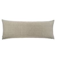 Pinstripe Linen Pillow | Natural 15x42