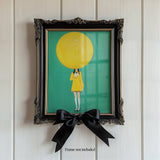 Nothing Is Happier Than A Yellow Balloon | 8.5"x11" Art Print