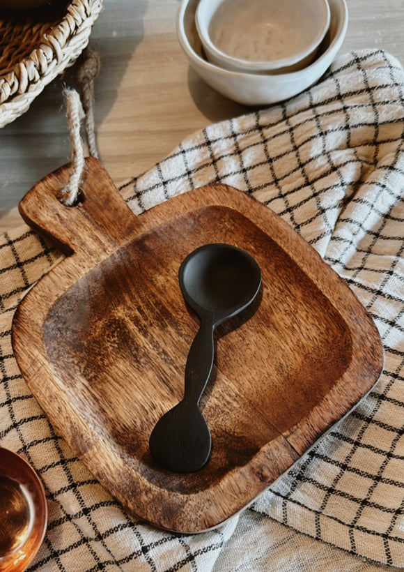 Hand Carved Mango Wood Serving Board