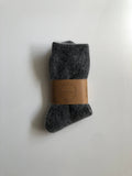 FLUFFY ANGORA SOCKS | NEUTRAL