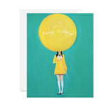 Nothing Is Happier Than A Yellow Balloon | Janet Hill Studio