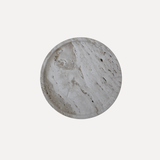 Conrad Round Travertine Tray