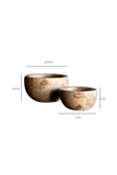 Stone Turned Chocolate Marble Dishes