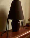 Aubergine Grande Bows Table Lamp