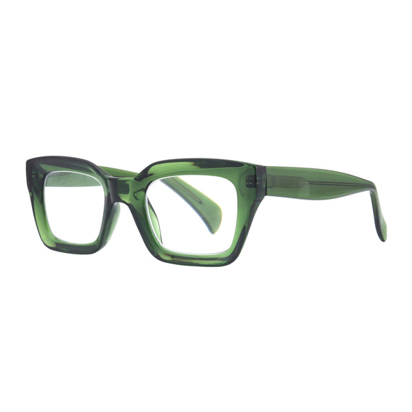 Sophie | Transparent Green | Blue Light