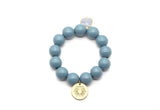 Mala Wooden Beads Bracelet | Blue Ash