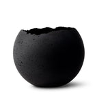 Black Orbis Concrete Vessel  | Large