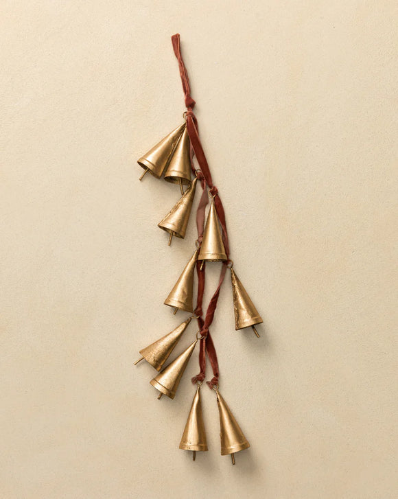 Velvet Ribbon Cone Bells