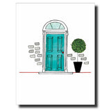"Blue Door" card