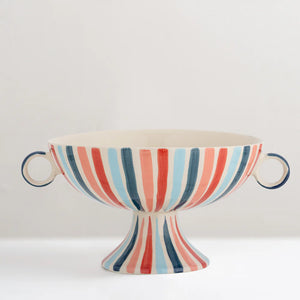 Capri Hand Painted Stoneware Bowl