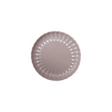 Fluted Stoneware Plates |8" - 4 Colours