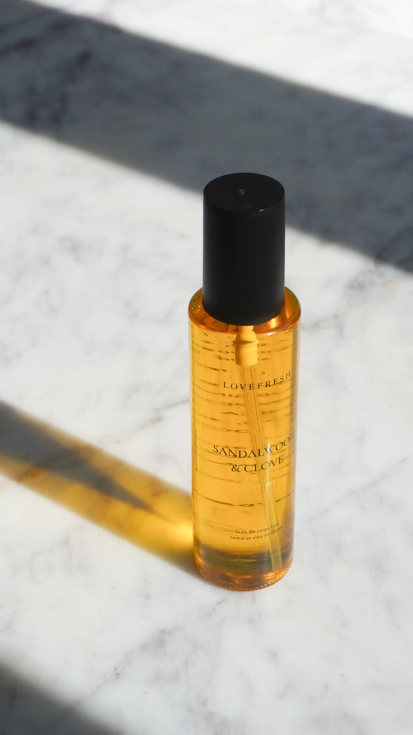 LOVEFRESH SANDALWOOD & CLOVE BODY OIL