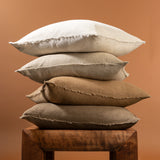 Lina Linen Pillow | Dune 24'x 24"