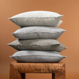 Lina Linen Pillow | Flint Grey 24"