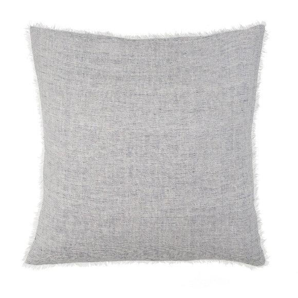 Lina Linen Pillow |Blue Stripe 24