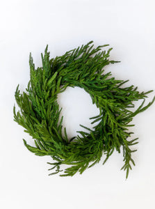 Fresh Touch Norfolk Pine Wreath | 24"