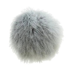 Mongolian Lamb Fur Throw Pillow