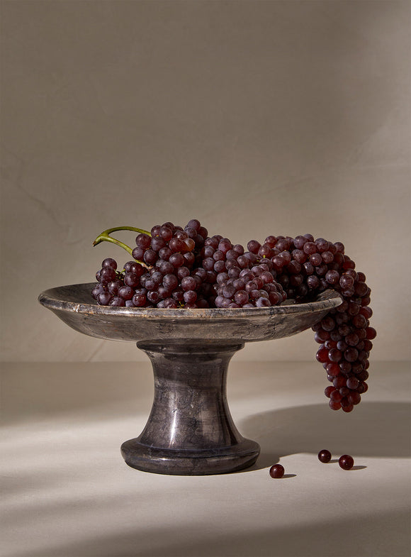 Pedestal Marble Serving Tray | Bali Collection