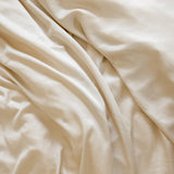 Organic Bamboo Sateen Fitted Sheet | Oatmeal