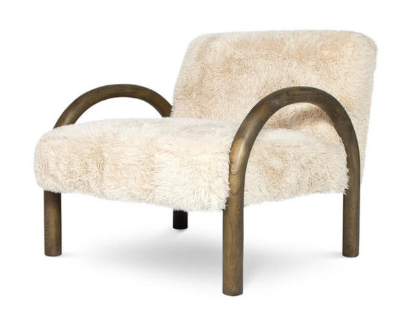 Eros Chair | Shaggy Sand