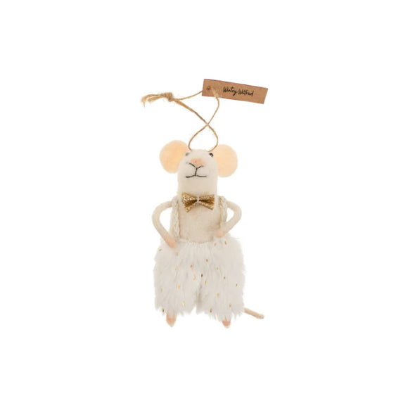 Wintry Wilfred Mouse Holiday Ornament