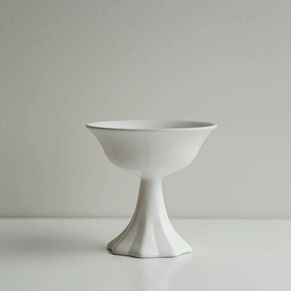 Petal Ceramic Pedestal Bowl