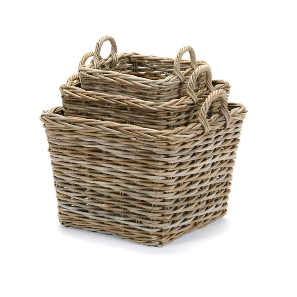 Square Storage Wicker Basket