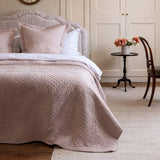 Blush Quilted Bedspread & Cushion | Set of 3