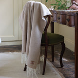 Brown Tassel Throw