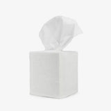 Athena Linen Tissue Covers | White