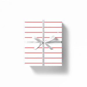 Wrapping Paper | Red Stripe