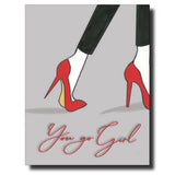 "YOU GO GIRL" CARD