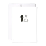 Bride and Groom | Minimalist Illustrated Wedding Card