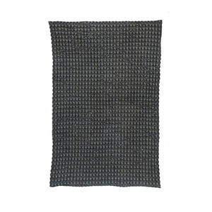 Stonewashed Cotton Tea Towel | Charcoal