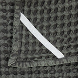 Stonewashed Cotton Tea Towel | Charcoal