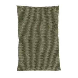 Stonewashed Cotton Towel | Green