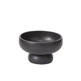 Ceramic Black Compote