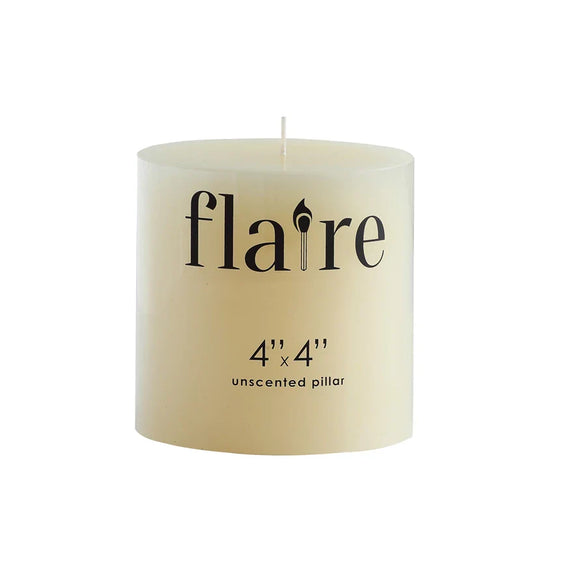 Unscented Pillar Candle