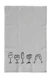 Cotton & Linen Printed Tea Towel | 2 Styles