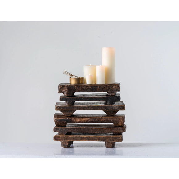 Sonoma Found Wood Pedestal