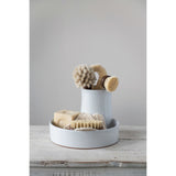 Beech Wood Brush with Leather Tie