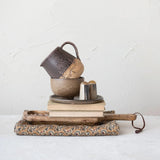Carved Horn Salt & Pepper Shaker Set