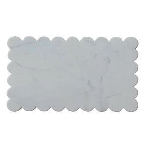 Scalloped Marble Cheese Board