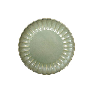 Fluted Stoneware Plates |8" - 4 Colours