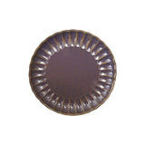 Fluted Stoneware Plates |8" - 4 Colours